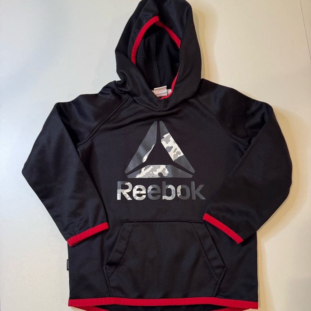 Reebok Pullover, 3T Black and Red camo